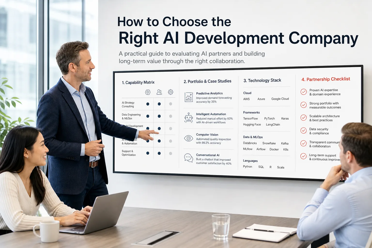 How to Choose the Right AI Development Company