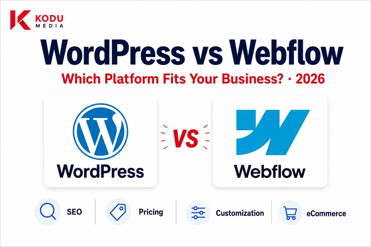 WordPress vs Webflow: Which Platform Is Better for Your Business in 2026?